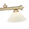 Z-Lite Cordon Heritage Brass 3 Light Billiard 2306-3HBR-AGM14 - alternate 4