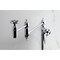 Kingston Brass Deck Mount Pot Filler Faucet with Knurled Handle, Polished Chrome KS3701RKZ - alternate 2