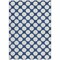 Homeroots 3' X 5' Navy Blue And Ivory Polka Dot Washable Indoor Outdoor Area Rug 595253 - alternate 3