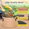 Ipower 5 Gallon Tan Grow Bags, Garden Planting Nonwoven Fabric Pots with Reinforced Handle, 5PK GLGROWBAG5X5TANV5 - alternate 4