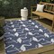 Jonathan Y Liana Casual Coastal Flamingos Two-Tone Navy/White 3 ft. x 5 ft. Indoor/Outdoor Area Rug TSN401B-3 - alternate 6