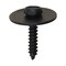 Auveco M4.2-1.41 x 20mm Hex Head Sems Tapping Screw Black, 50PK 19278 - alternate 1
