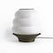 Jonathan Y Honey Pot 12 in. Minimalist Classic Plant-Based PLA 3D Printed Dimmable LED Table Lamp, White/Brown USA1001C - alternate 4