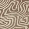 Homeroots 8' Brown And Beige Round Abstract Washable Indoor Outdoor Area Rug 598958 - alternate 3