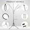Ipower 108 LED Grow Lamp with Full Spectrum for Indoor Plants, AdjustableTripod and Gooseneck, 3 Li GLLEDXFLOORQHDCMIX80 - alternate 3