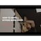 Sartodoors Barn Bypass Doors with 6.6ft Hardware, Planum 0015 Concrete and Aluminum Strips, Sturdy Heavy Duty PLANUM0015BBB-BTN-5696 - alternate 3