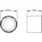 Siemens Protective collar for pushbutton, selector switch, short, 22 mm 3SU1900-0DW10-0AA0-ZY19 - alternate 3