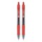 Pilot G2 Premium Gel Pen, Retractable, Fine 0.7 mm, Red Ink, Smoke/Red Barrel, 2PK 31033 - alternate 3