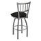 Holland Bar Stool Co 810 Contessa Stainless Steel 36in Swivel Bar Stool with Canter Espresso Seat 81036SS003 - alternate 2