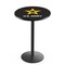 Holland Bar Stool Co 36" Blk Wrinkle U.S. Army Pub Table, 36" dia. Top L214B3636Army - alternate 1