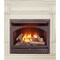 Procom Heating Dual Fuel Vent Free Gas Fireplace System, 26,000 BTU, T-Stat Control, Antique White Finish FBNSD28T-2AW - alternate 4