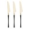 Smarty Had A Party Gold with Black Handle Moderno Disposable Plastic Dinner Knives (240 Knives), 240PK 9320-GBK-CASE - alternate 4