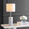 Jonathan Y Aksel 25.5" Marble LED Table Lamp, White/Chrome JYL2007A - alternate 6