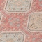Homeroots 8' Salmon And Beige Round Floral Washable Indoor Outdoor Area Rug 610777 - alternate 5