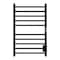 Anzzi Bali Series 10-Bar Wall Mounted Electric Bathroom Towel Warmer Rack in Brushed Nickel Finish TW-AZ075MB - alternate 1