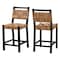 Bali & Pari Raniya Handwoven Seagrass Counter Stool 262-2PC-14344-ZORO - alternate 1