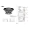 B And C High efficiency mid-bass, 2.5-in aluminium voice coil with very flat response up to 4 kHz. 10PE26-8 - alternate 2