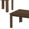 Homeroots Set of Three 44" Dark Brown Coffee Table, 3PK 489964 - alternate 2