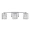 Jonathan Y Coco Prism Vintage 23" 3-Light Metal/Glass Classic Glam LED Vanity Light, Chrome JYL3554A - alternate 5