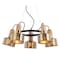 Jonathan Y Gallery 24 in. 5-Light Adjustable Spotlight Metal LED Chandelier, Brass Gold JYL6127A - alternate 1