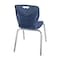 Regency Kee Adjustable Classroom Table W/ 2 Andy Stack Chairs, 60 in W, 30 in L, Neo Walnut MT6030NWAPBK40NV - alternate 3