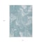 Homeroots 10' X 14' Teal Blue And Aqua Abstract Washable Indoor Outdoor Area Rug 587493 - alternate 3