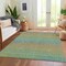 Homeroots 3' X 5' Blue Striped Washable Indoor Outdoor Area Rug 608795 - alternate 5