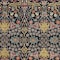 Homeroots 8' X 10' Black Red And Gold Floral Washable Indoor Outdoor Area Rug 604638 - alternate 3