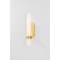 Hudson Valley Lighting Groveland station 4.75 in. Wall Sconce Aged Brass 5518-AGB - alternate 3