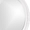 Homeroots Oval Mirror In A Glossy White Wood Frame 384179 - alternate 3