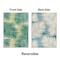 World Rug Gallery Tropical Floral Reversible Plastic Area Rug 4 ft x 6 ft Green 6051GREEN4X6 - alternate 3