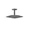 Axor Citterio C Showerhead 270 Square 1-Jet Ceiling Connection, 2.5 GPM in Brushed Black Chrome 28793341 - alternate 1