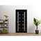 Sartodoors Sliding Closet Bi-fold Doors 36x80 inches Black Solid Core Modern Interior QUADRO4088BF-GLB-36 - alternate 1