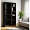 Homeroots Set of Two Black Wood Multi Tier Bookcases 546335 - alternate 3