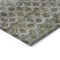 Homeroots 10' X 14' Pewter And Green Striped Washable Indoor Outdoor Area Rug 605704 - alternate 3