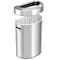 Hls Commercial 18 gal Half-Round Indoor Metal Can, Silver, Open Top, Stainless Steel, 12.4 in HLS18DOT - alternate 4
