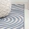Jonathan Y Maribo High-Low Abstract Groovy Striped Dark Blue/Cream 5 ft. x 8 ft. Indoor/Outdoor Area Rug SCN103E-5 - alternate 3