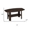 Homeroots Set of Three 36" Brown Coffee Table With Shelf, 3PK 366079 - alternate 3