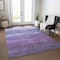 Homeroots 9' X 12' Purple And Lavender Abstract Washable Indoor Outdoor Area Rug 618152 - alternate 2