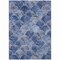 Homeroots 9' X 12' Denim Blue And Gray Abstract Washable Indoor Outdoor Area Rug 577665 - alternate 4