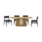 Homeroots Five Piece Oak Oval Dining Set with Four Chairs 571722 - alternate 6