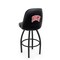 Holland Bar Stool Co Logo Grizzly UNLV 25 in. Swivel Counter Stool with Black Wrinkle Finish L048 - alternate 1