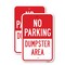 Signmission No Parking Dumpster Area, 18'' X 24'' 2 Signs, Heavy Gauge Aluminum, 2PK A-1824-2PACK-25045 - alternate 1