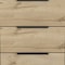 Homeroots 18" Brown and Black Three Drawer Standard Chest 478262 - alternate 3