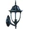Homeroots Matte Black Lamp Shape Wall Light 398577 - alternate 2