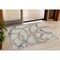 Homeroots 3' X 5' Beige Ivory And Gray Abstract Washable Indoor Outdoor Area Rug 599100 - alternate 1