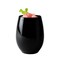 Smarty Had A Party 12 oz. Black Elegant Stemless Plastic Wine Glasses (64 Glasses), 64PK 3712-BK-CASE - alternate 4