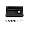 Kohler Riverby 35-3/4 undermount single-bowl farmhouse workstation kitchen sink Black Black 24564-PC-7 - alternate 2