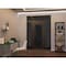 Vdomdoors Aluminum Door Iron 1688 Black Entry Steel Metal Classic Painted 60 x 94 (12+36+12 x 80+14)-Left Ins IRON1688EXD-BLK-W12+36+12xH80+14-LH-I - alternate 3