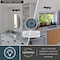 Vaxcel Covington 3-Light Vanity Light, Matte Black, Clear Glass, 23-In. Wide W0583 - alternate 4